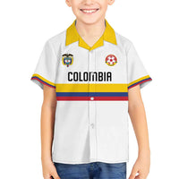 Custom Football 2024 Colombia 100th Anniversary Family Matching Short Sleeve Bodycon Dress and Hawaiian Shirt Limited Edition