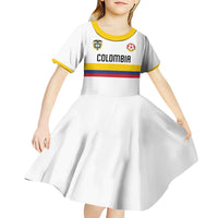 Custom Football 2024 Colombia 100th Anniversary Kid Short Sleeve Dress Limited Edition
