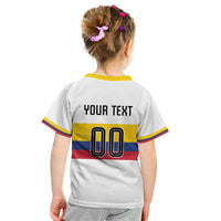 Custom Football 2024 Colombia 100th Anniversary Kid T Shirt Limited Edition