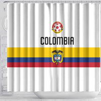 Football 2024 Colombia 100th Anniversary Shower Curtain Limited Edition