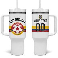 Custom Football 2024 Colombia 100th Anniversary Tumbler With Handle Limited Edition