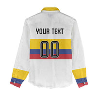 Custom Football 2024 Colombia 100th Anniversary Women Casual Shirt Limited Edition