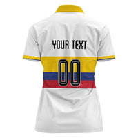 Custom Football 2024 Colombia 100th Anniversary Women Polo Shirt Limited Edition