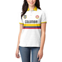 Custom Football 2024 Colombia 100th Anniversary Women Polo Shirt Limited Edition