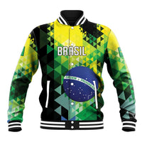 Personalized Brasil Baseball Jacket Dynamic Sporty Style
