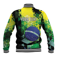 Personalized Brasil Baseball Jacket Dynamic Sporty Style