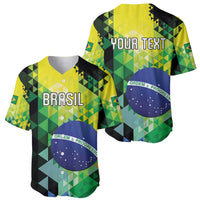 Personalized Brasil Baseball Jersey Dynamic Sporty Style