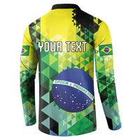 Personalized Brasil Button Sweatshirt Dynamic Sporty Style