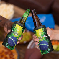 Personalized Brasil 4 in 1 Can Cooler Tumbler Dynamic Sporty Style