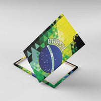 Brasil Canvas Wall Art Dynamic Sporty Style