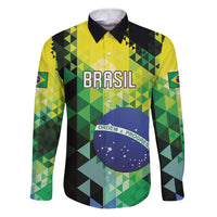 Personalized Brasil Family Matching Puletasi and Hawaiian Shirt Dynamic Sporty Style