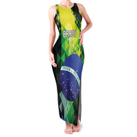 Personalized Brasil Family Matching Tank Maxi Dress and Hawaiian Shirt Dynamic Sporty Style