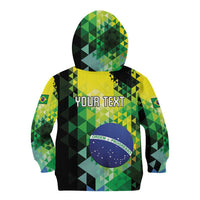 Personalized Brasil Kid Hoodie Dynamic Sporty Style