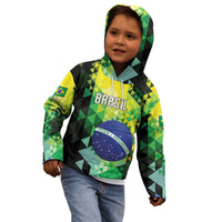 Personalized Brasil Kid Hoodie Dynamic Sporty Style