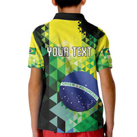 Personalized Brasil Kid Polo Shirt Dynamic Sporty Style