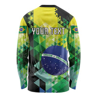 Personalized Brasil Long Sleeve Shirt Dynamic Sporty Style