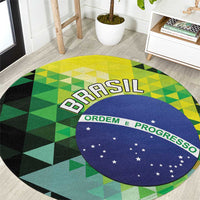 Brasil Round Carpet Dynamic Sporty Style
