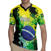 Personalized Brasil Rugby Jersey Dynamic Sporty Style