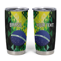 Personalized Brasil Tumbler Cup Dynamic Sporty Style
