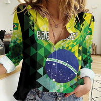 Personalized Brasil Women Casual Shirt Dynamic Sporty Style