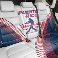 Baseball Puerto Rico 2025 Back Car Seat Cover Team Rubio Retro Style