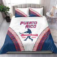 Baseball Puerto Rico 2025 Bedding Set Team Rubio Retro Style