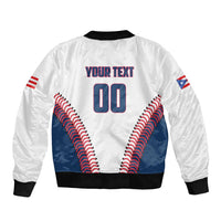 Custom Baseball Puerto Rico 2025 Bomber Jacket Team Rubio Retro Style