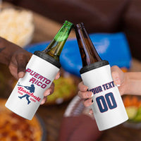 Custom Baseball Puerto Rico 2025 4 in 1 Can Cooler Tumbler Team Rubio Retro Style
