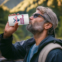 Custom Baseball Puerto Rico 2025 4 in 1 Can Cooler Tumbler Team Rubio Retro Style