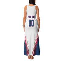 Custom Baseball Puerto Rico 2025 Family Matching Tank Maxi Dress and Hawaiian Shirt Team Rubio Retro Style