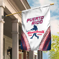 Baseball Puerto Rico 2025 Garden Flag Team Rubio Retro Style