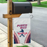 Baseball Puerto Rico 2025 Garden Flag Team Rubio Retro Style