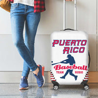 Baseball Puerto Rico 2025 Luggage Cover Team Rubio Retro Style
