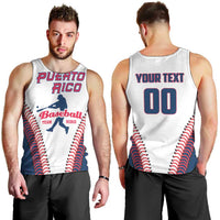 Custom Baseball Puerto Rico 2025 Men Tank Top Team Rubio Retro Style
