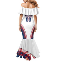 Custom Baseball Puerto Rico 2025 Mermaid Dress Team Rubio Retro Style