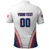 Custom Baseball Puerto Rico 2025 Polo Shirt Team Rubio Retro Style