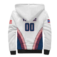 Custom Baseball Puerto Rico 2025 Sherpa Hoodie Team Rubio Retro Style
