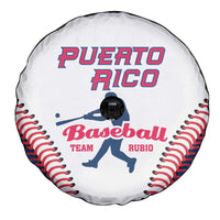 Baseball Puerto Rico 2025 Spare Tire Cover Team Rubio Retro Style