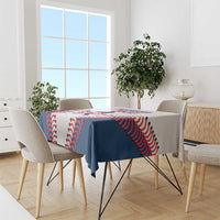 Baseball Puerto Rico 2025 Tablecloth Team Rubio Retro Style