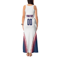 Custom Baseball Puerto Rico 2025 Tank Maxi Dress Team Rubio Retro Style