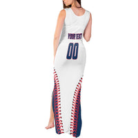 Custom Baseball Puerto Rico 2025 Tank Maxi Dress Team Rubio Retro Style