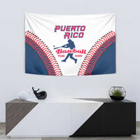 Baseball Puerto Rico 2025 Tapestry Team Rubio Retro Style