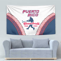 Baseball Puerto Rico 2025 Tapestry Team Rubio Retro Style