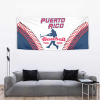 Baseball Puerto Rico 2025 Tapestry Team Rubio Retro Style