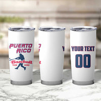 Custom Baseball Puerto Rico 2025 Tumbler Cup Team Rubio Retro Style