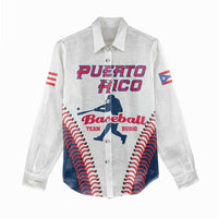 Custom Baseball Puerto Rico 2025 Women Casual Shirt Team Rubio Retro Style