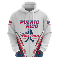 Custom Baseball Puerto Rico 2025 Zip Hoodie Team Rubio Retro Style
