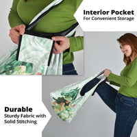 Kentucky Horse Racing Grocery Bag Fancy Lady With Derby Mint Julep Cocktail