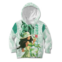 Kentucky Horse Racing Kid Hoodie Fancy Lady With Derby Mint Julep Cocktail - Wonder Print Shop