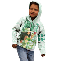Kentucky Horse Racing Kid Hoodie Fancy Lady With Derby Mint Julep Cocktail - Wonder Print Shop